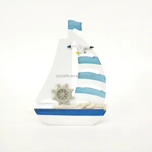High Quality wooden model boat for home decor