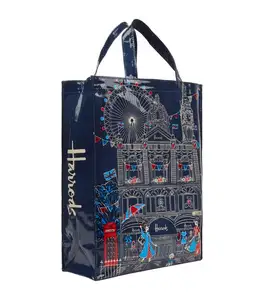 सबसे अच्छा बेच फैशन पर्यावरण सस्ते परमवीर चक्र लेपित कपास बैग