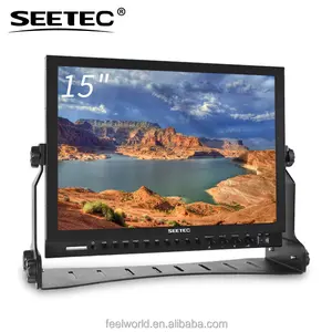 New arrival! Feelworld 15 inch 4:3 broadcast 3G-SDI Monitor with peaking focus,built-in speaker