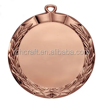 Medallas de metal de hierro en blanco de cobre antiguo