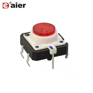 LED Touch Button Switches Mini LED Light Push Button Thin Button Switches