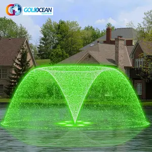 Modern Colorful Digital Floating Lake Water Pond Glof Course Fountain