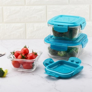 Microwave Safe Rectangle Lunchbox <strong>Food</strong> <strong>Container</strong> with Lids and <strong>Locks</strong> - Product Image 4