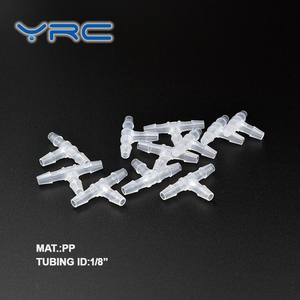 1/8インチの安価なプラスチック製バーブ付き医療用チューブティーコネクター - Product Image 4