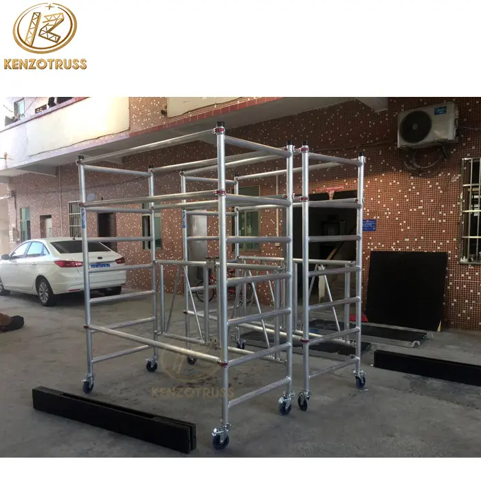 Mini scaffolding aluminium scaffolding with wheels