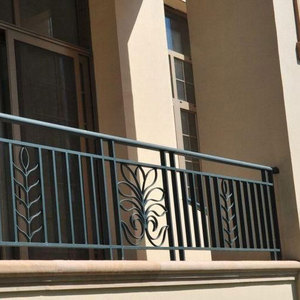 Al aire libre de hierro forjado barandillas <span class=keywords><strong>para</strong></span> Balcón de aluminio diseño terraza barandilla diseños - Product Image 4