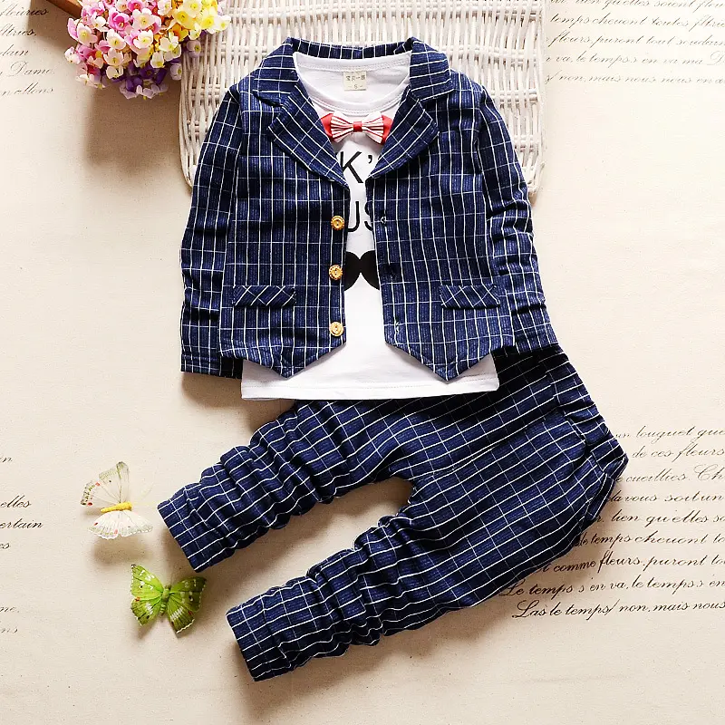 Kids Two Piece Formal Weatsuit Sets OEM Designer Clothing Manufacturers