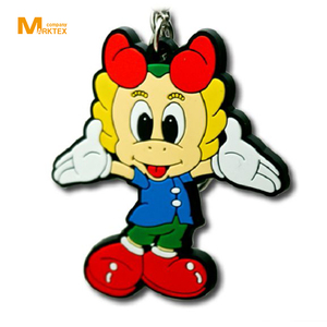 LLavero de goma de PVC suave, diseño 2D - Product Image 2