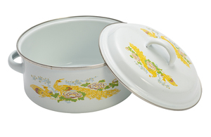 3 piezas de esmalte de color blanco cazuela para cocinar - Product Image 1