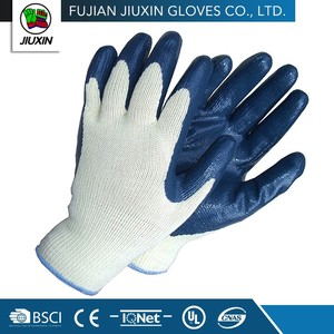 Blue Multi-purpose protect fingers nitrile coated glove de <span class=keywords><strong>Seguridad</strong></span> - Product Image 1