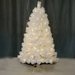 2021 novo produto Branco reunindo neve da árvore de Natal 180 centímetros árvore De Natal com luzes