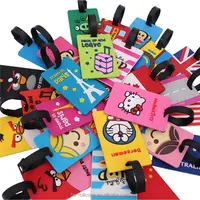 Customized 3D Soft Rubber Bag Tag, PVC Luggage Tag