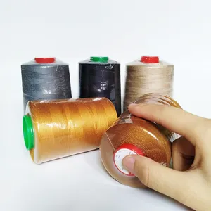 20/3 30/3 40/3 Gutermann Terbaik Kuat 3 Ply Kekuatan Tinggi 100 Spun Polyester Thread Produsen untuk Jeans