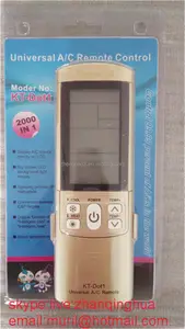 Hochwertige goldene kt-dot1 universal a/c fernbedienung marke auf dem lcd- 2000 in 1 universal-fernbedienung für die- conditioner mit halter