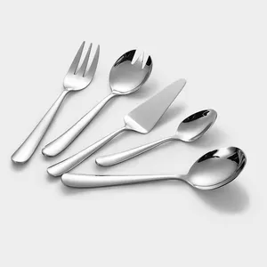 Alat Makan Stainless Steel, Set Sendok dan Garpu Stainless Steel