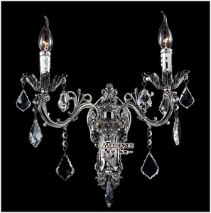 Cổ Điển Vàng Pha Lê Tường Ánh Sáng Lịch Thi Đấu Bạc Tường Sconces Đèn Pha Lê Tường Chân Đế Ánh Sáng Miễn Phí Vận Chuyển MD8861 - Product Image 5