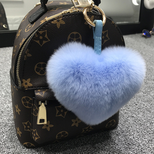 <span class=keywords><strong>Lapin</strong></span> Peluche Faux Fourrure Coeur Boule Coloré Coeur amour <span class=keywords><strong>Porte</strong></span>-clés Boule de Fourrure 10cm Coeur Forme <span class=keywords><strong>Pompon</strong></span> <span class=keywords><strong>Porte</strong></span>-clés - Product Image 4