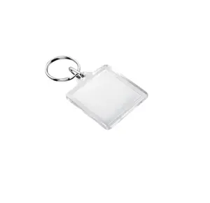 Plástico Chaveiro Personalizado keychain plástico acrílico em branco