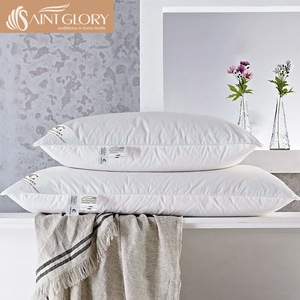 Toptan otel kaliteli yumuşak ekler yatak kuğu ördek ince kuş tüy yastık uyku için - Product Image 5