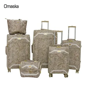 factory OEM custom 19 23 26 29inch trolley luggage hot sale design 4 wheels pu luggage set