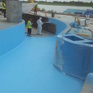 Vernice calda della poliurea del rivestimento dello spruzzo della poliurea impermeabile della piscina del prodotto da vendere - Product Image 3