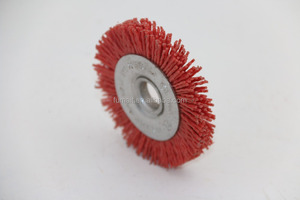 FMT High Quality Abrasive Nylon <strong>Wire</strong> <strong>Steel</strong> <strong>Wire</strong> Customized Industrial <strong>Brush</strong> Wheel <strong>Brush</strong> for Deburring Polishing