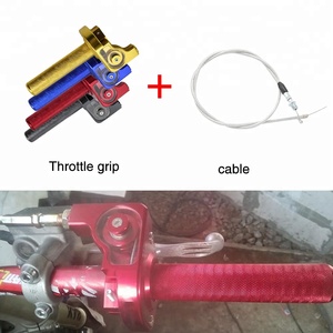 Phụ tùng xe máy tay lái <span class=keywords><strong>CNC</strong></span> 22mm xử lý Grips ga Grips cho Dirt Pit xe đạp Motocross Twist ga gia tốc - Product Image 3