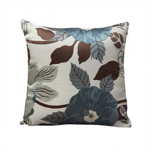 Özel Nakış Tasarım % 100% Polyester Çiçek Dekoratif Konfor Baskı Yastık Kılıfı - Product Image 2