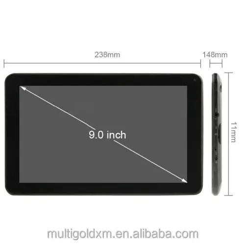 Custom China Tablet 9 inch HD Touch Screen Quad Core Android China No Brand Tablet PC
