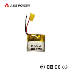 מיקרו as551013 <span class=keywords><strong>3.7v</strong></span> 50mah סוללה נטענת פולימר עבור מודול טעינה - Product Image 3