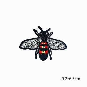 Hot Bán New Côn Trùng Thêu Các Bản Vá Lỗi Bán Buôn Động Vật Vải Đính Không Có Tối Thiểu Tùy Chỉnh Sắt Trên Anime Côn Trùng Thêu Vá - Product Image 6