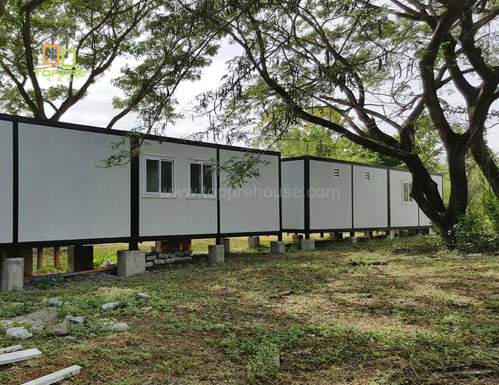 Ghana tragbare Kabinen verwendet Art von Fertighäusern Haus Fundament 2-stöckiges Container büro