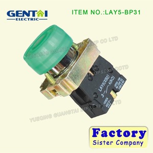 Interruptor de botón de retorno de resorte empotrado verde de alta calidad de 22mm - Product Image 3