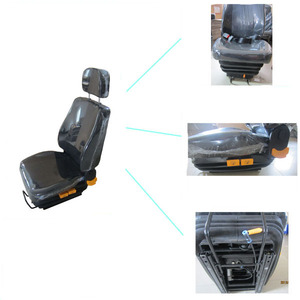Ambulance Boat Driver <strong>Seat</strong> Air Suspension Boat <strong>Seat</strong> YQ30 Black PVC or Fabric KL Seating 554*500*1150 CE, ISO90001 CN;JIN PISTON