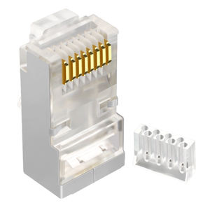 CNCOB ปลั๊กอินโมดูลาร์ RJ45 CAT 6 8P8C,ปลั๊กอินพร้อมโหลดบาร์ตัวเชื่อมต่อ UTP FTP CAT6 - Product Image 5