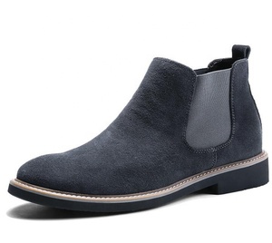 2026 nouveau Style personnalisé hiver marron <span class=keywords><strong>bottines</strong></span> <span class=keywords><strong>Chelsea</strong></span> pour hommes bottes en cuir chaussures - Product Image 4