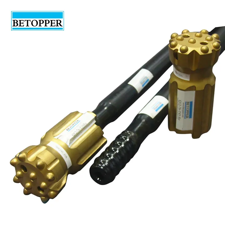 T51 rock drilling mining spare parts top hammer speed drill rod extension rods