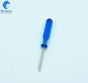<span class=keywords><strong>Tournevis</strong></span> plat à tête plate de 2,0 mm en gros pour l'installation d'outils de réparation de téléphone en plastique 3 45 #   Acier Zinc+ Bleu - Product Image 4
