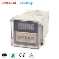 DAQCN DH48J Mini relais temporisé AC12V-380V50HZ compteur de temps numérique