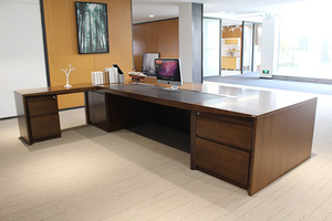 2025 Modern Style Boss Office Executive Tisch Furnier Manager Office Desk Zertifizierung - Product Image 3