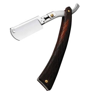 <span class=keywords><strong>Rasoir</strong></span> de barbier, kit de rasage professionnel à <span class=keywords><strong>rasoir</strong></span> droit, fait à la main pour le rasage des hommes - avec 10 lames - Product Image 1