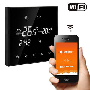 OEM Wifi kích hoạt màn hình cảm ứng sàn sưởi ấm nước điều khiển nhiệt độ Nhiệt - Product Image 2