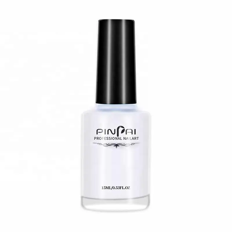 Pinpai 브랜드 전문 네일 아트 안티 오버플로 10/15ml 핑크 화이트 컬러 접착제 껍질 큐티클 접착제 도매