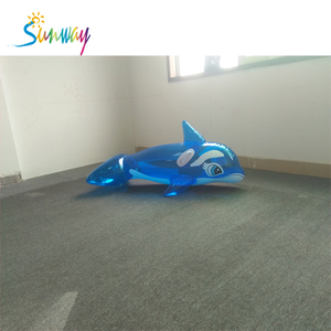 Đi Xe Trên Màu Xanh Inflatable Cá Voi <span class=keywords><strong>Float</strong></span> Tùy Chỉnh Hồ Bơi Nổi Cho Trẻ Em Bé - Product Image 3