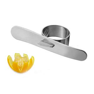 Pelador de anillo de dedo de acero inoxidable, herramienta de peeling, pelador de pomelo - Product Image 3