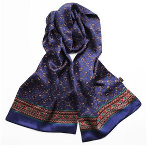 Offre Spéciale Longue Écharpe Hommes Mode Foulard En Soie Brossé Automne Hiver Chaud Châle En Satin