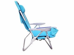 กระเป๋าเป้สะพายหลังหนักเก้าอี้ชายหาดโดยริโอ-สีฟ้าที่เป็นของแข็ง - Product Image 5