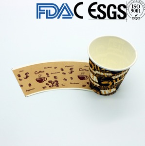 Aislados personalizadas <span class=keywords><strong>Costa</strong></span> café fan vaso de papel - Product Image 3