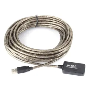 USB2.0 Kabel Repeater Aktif Pria Ke Wanita, Kabel Ekstensi Extender M/F 480 Mbps Transfer Kecepatan Tinggi