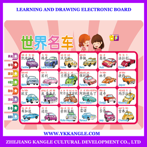 Aprendizaje y tablero de dibujo electrónico niños gráficos educativos con el conocimiento de caracteres - Product Image 4